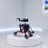 7 Andador enrollable con asiento acolchonado