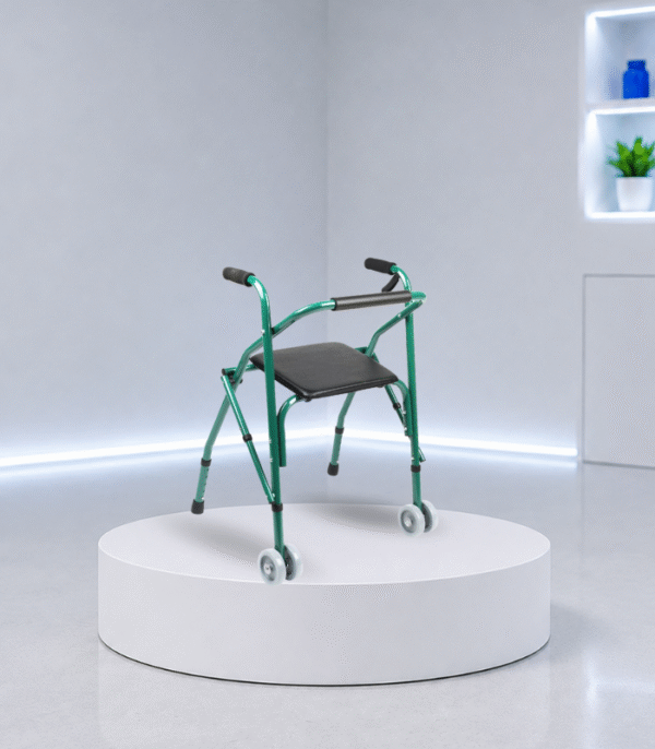 Andador plegable con asiento rigido