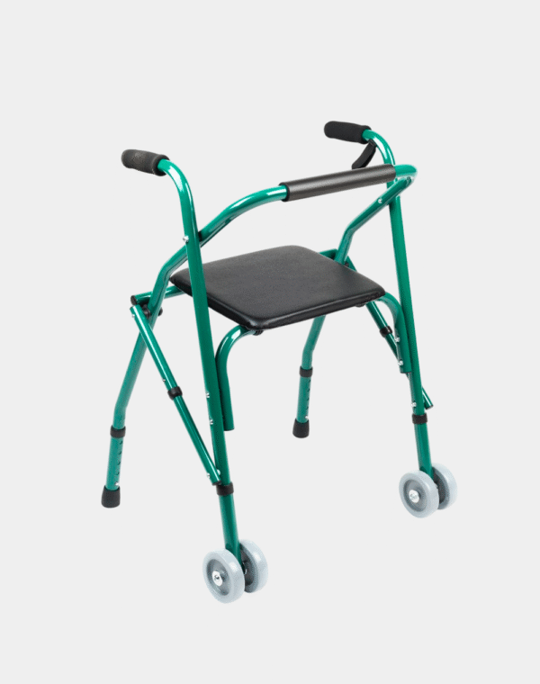 Andador plegable con asiento rigido